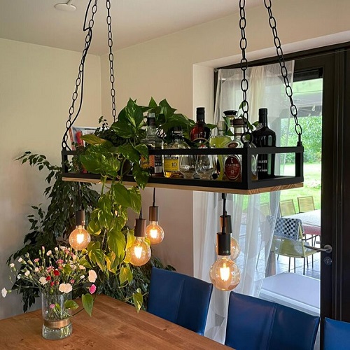 Stunning Ceiling Plant Chandelier 3