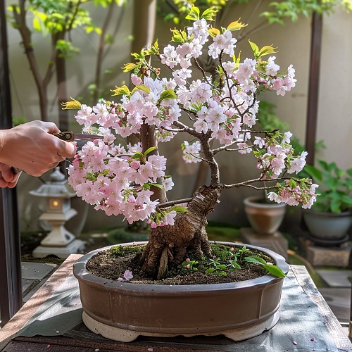 Bonsai Trees with Pink Flowers 10