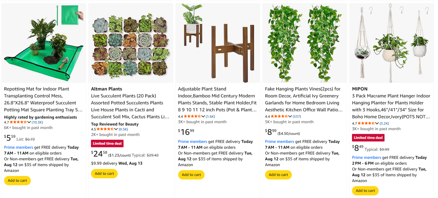 indoor plants live